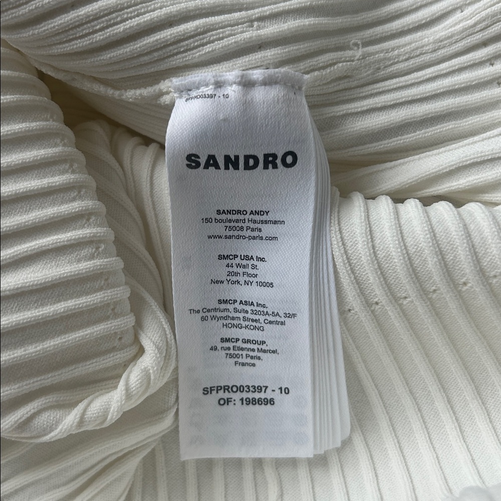 Sandro Alecia denim trim maxi dress - Picture 8 of 13